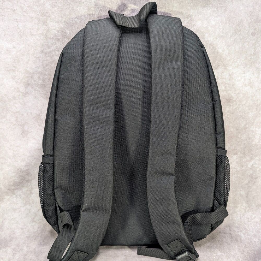 Harley-Davidson B&S Bar & Shield Black Backpack Bookbag XBP1500-OrgBlk Men's NWT - Picture 2 of 7